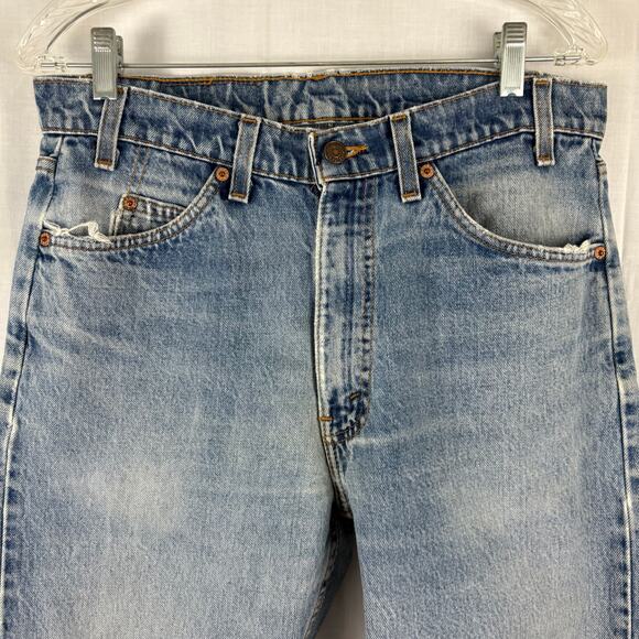 Levi's Vintage 1997 505 Regular Fit Straight Leg Jeans USA 33 x 30 Wallet Fade - Picture 8 of 8